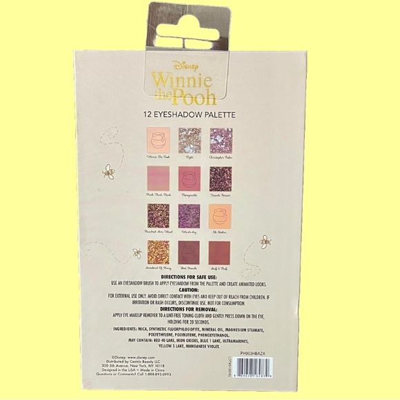 NEW LIMITED EDITION Disney Winnie the Pooh Eyeshadow Palette + Macaron Lip Balm - Picture 5 of 9
